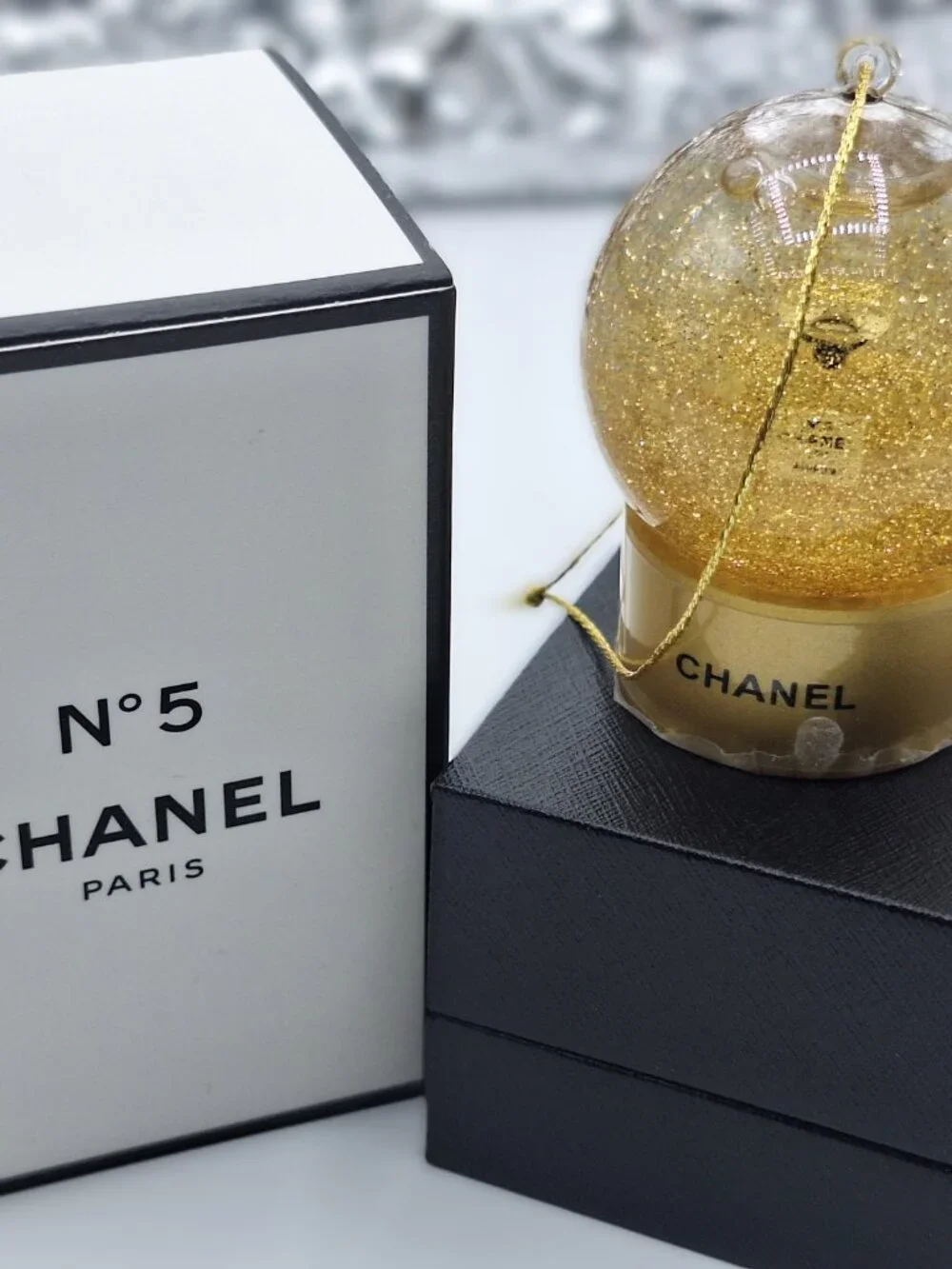 Rare CHANEL Snowglobe Christmas Ornament - Not Available in Stores!